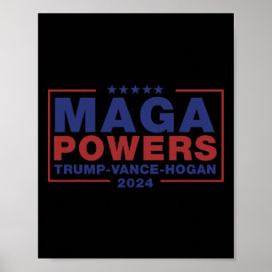 Poster Méga Powers Trump Vance Hogan 3