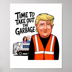 Poster Mega Trump Garge Truck Temps Pour Sortir De La Gar