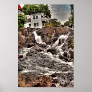 Poster Megunticook Falls, Camden, Maine