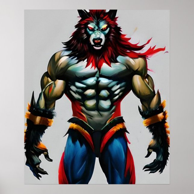 Poster Meilleur Art numérique Werewolf pour télécharger e (Devant)