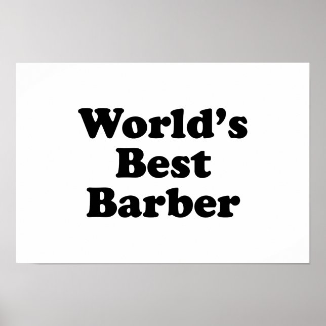 Poster Meilleur Barbier du monde (Devant)