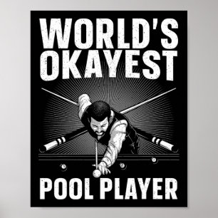 Poster Meilleur Billard Art Pour Hommes Femmes Billard 8