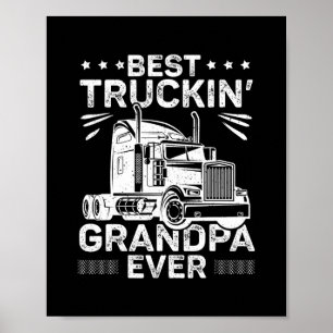 Poster Meilleur Camion Grand-père jamais conducteur de ca