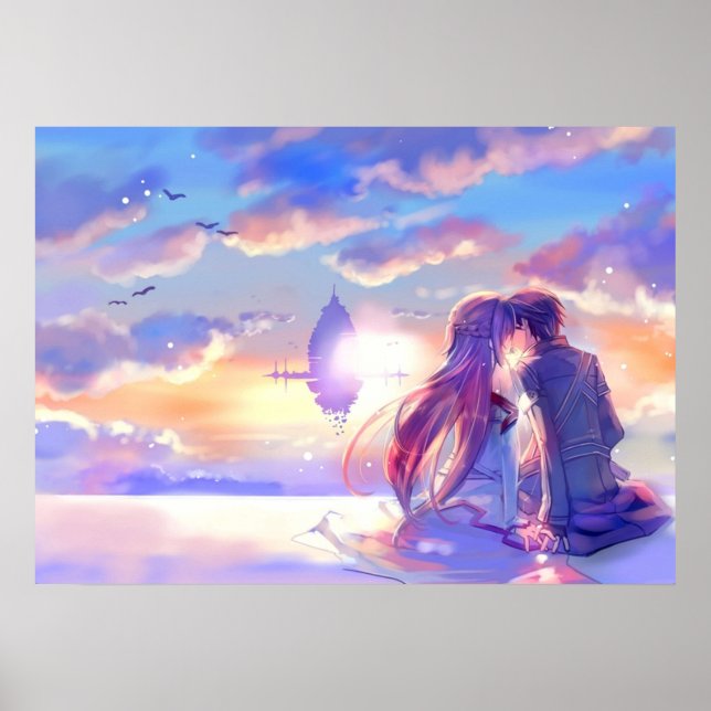 Poster Meilleur couple Asuna et Kirito (Devant)