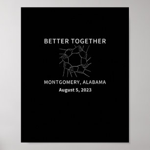 Poster Meilleur Ensemble Montgomery Alabama Style Classiq