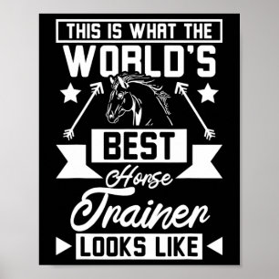 Poster Meilleur Entraîneur Cheval du monde 1