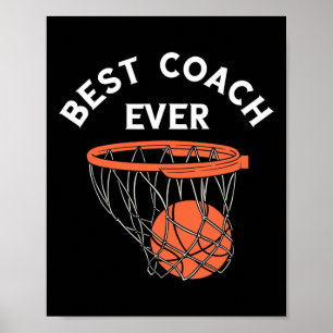 Poster Meilleur entraîneur jamais Bysketbyll Team Byller