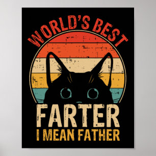Poster Meilleur Farter Je Veux Dire Père Funny Fête des p