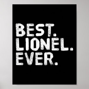 Poster Meilleur. Lionel. Jamais. Drôle Nom Personnalisé P