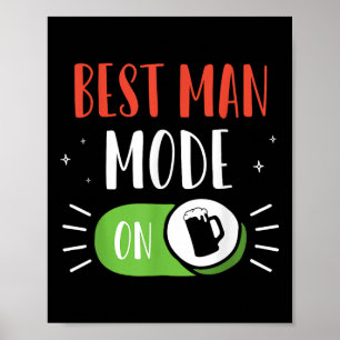 Poster Meilleur mode homme sur la mariée de la fête de ma