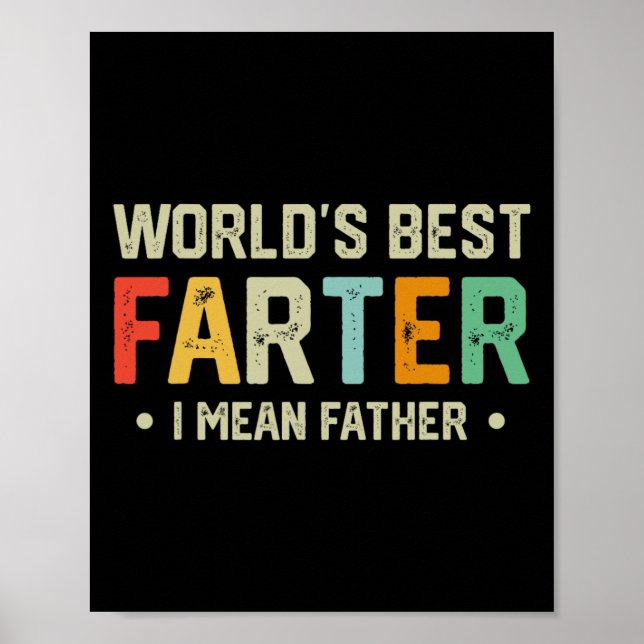 Poster Meilleur Monde Plus Loin Je Veux Dire Père Mens Fê (Devant)