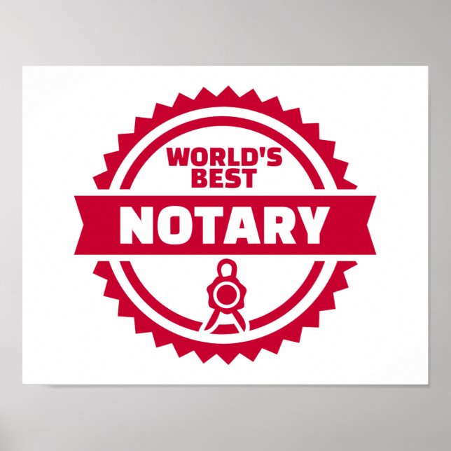 Poster Meilleur notaire du monde (Devant)