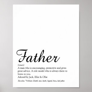 Poster Meilleur Papa de Tous les Temps, Définition de Pap