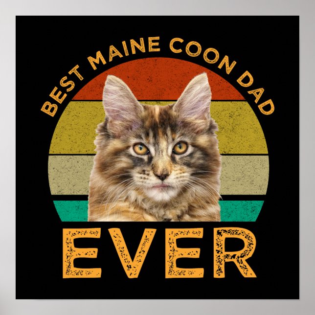 Poster Meilleur Père Coon Maine Jamais (Devant)