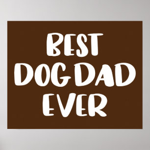 Poster Meilleur père de chien jamais