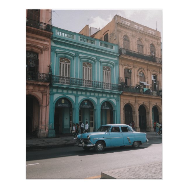 Poster Meilleur Regard Voitures Classiques Célèbres Voitu (Devant)