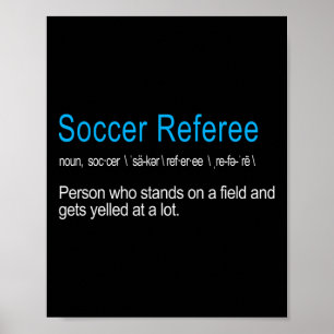 Poster Meilleure définition d'arbitre de football hilaran