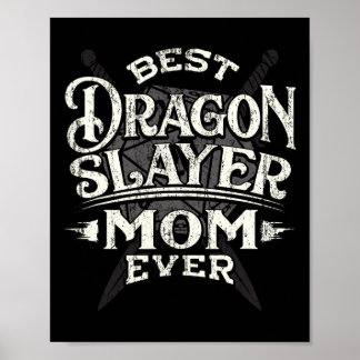 Poster Meilleure Maman Jamais Drôle Fête des Mères Rpg Jo