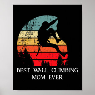 Poster Meilleure mère d'escalade de roche jamais fils coo