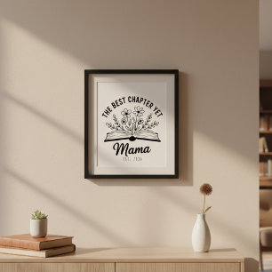 Poster Meilleure œuvre d'art littéraire sur la maternité