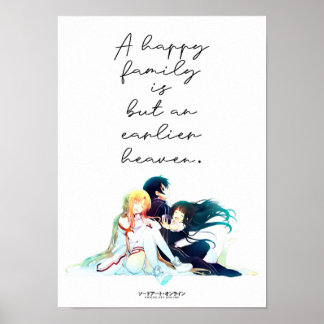 Poster Meilleures Citations Anime Gamer en ligne MMORPG F