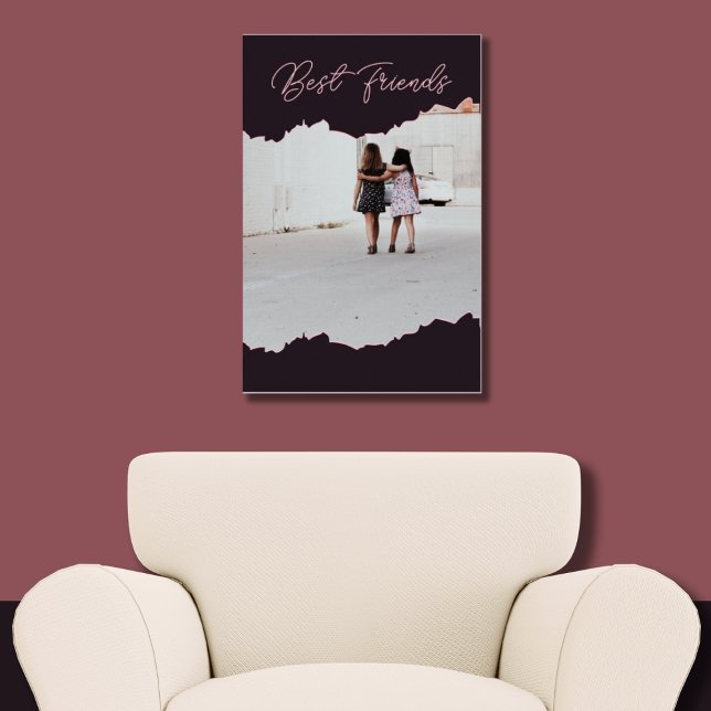 Poster Meilleurs amis Image personnalisée (Best Friends Poster)