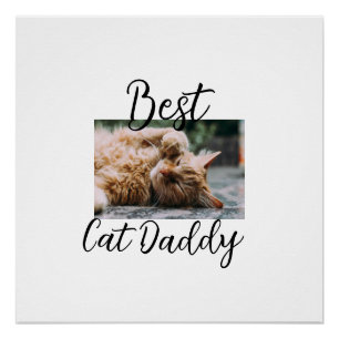 Poster Meilleurs parents de papa chat photo papa maman si