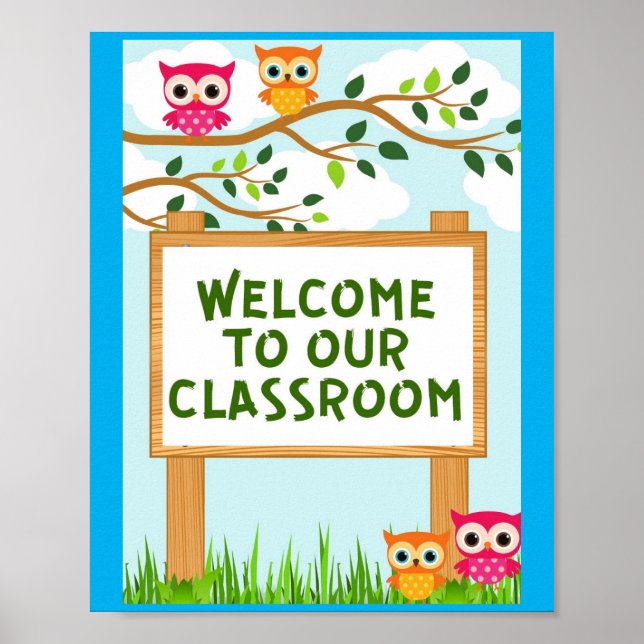 Poster MEKIMI - Bienvenue dans notre salle de classe (Devant)