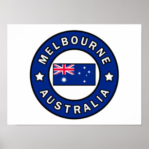 Poster Melbourne Australie
