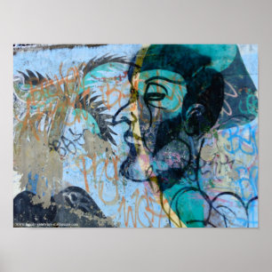 Poster Melbourne - Graffiti de parc local