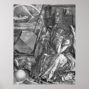 Poster Melencolia Imprimer par Albrecht Durer