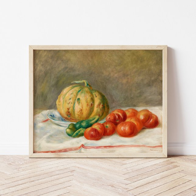 Poster Melon et Tomates | Pierre-Auguste Renoir (Créateur téléchargé)