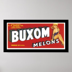 Poster Melons Buxom