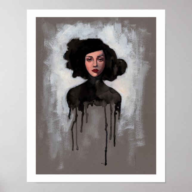 Poster Melting Girl (Devant)
