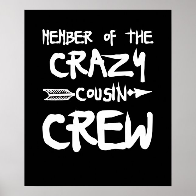 Poster Membre De L'Équipage Crazy Cousin (Devant)