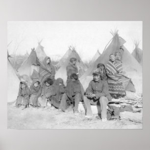 Poster Membres survivants de Big Foot's Band