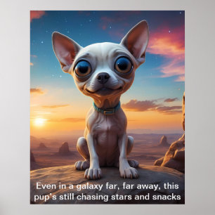 Poster Même dans une galaxie très loin, je poursuis toujo
