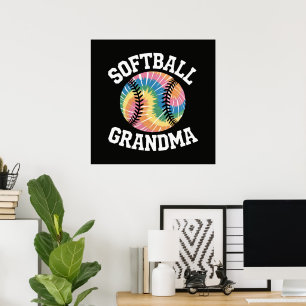 Poster Mémé de softball