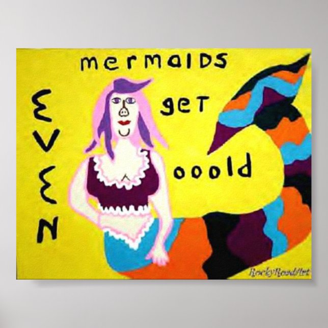 Poster Même les sirènes vieillissent (Devant)