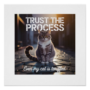 Poster Même mon chat est tarifé - Faites confiance au pro