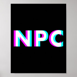 Poster Mème PNJ - Personnage Non Joueur 2 