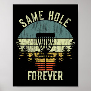 Poster Même Trou Forever Funny Disque Golf Bachelor Party