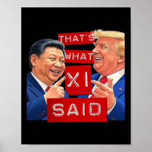 Poster Mème Trump amusant
