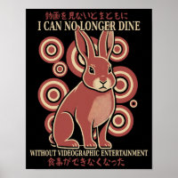 Mème vidéo éclectique de dîner de lapin japonais v