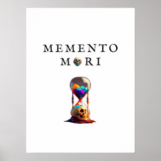 Poster Memento Mori | Poster stoïque | Cadeau stoï