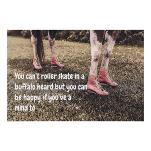 Poster Memes drôles de vache avec des images mignonnes