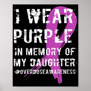 Poster Mémoire De La Fille Porte Violet Surdose Sensibili