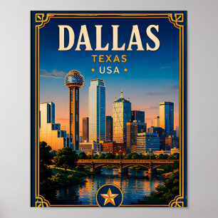 Poster ⭐ Mémoire de vacances à Dallas Texas depuis la vis