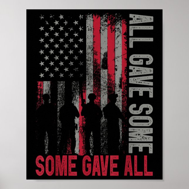 Poster Memorial Day 2022 Chemise Tous Dont Certains Ont D (Devant)