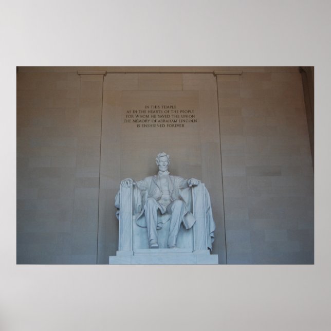 Poster Mémorial de Lincoln (Devant)